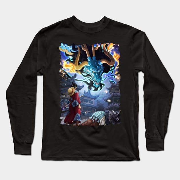 DRAGONS KAIDO ANIME MERCHANDISE Long Sleeve T-Shirt by julii.draws